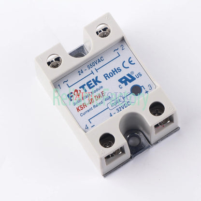 1PCS FOTEK KSR-40DAE Solid State Relay 40A 24-550VAC