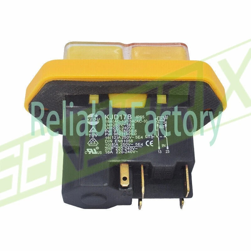 Woodturning Woodworking No Volt Release Switch NVR ( 2HP / 16A )~