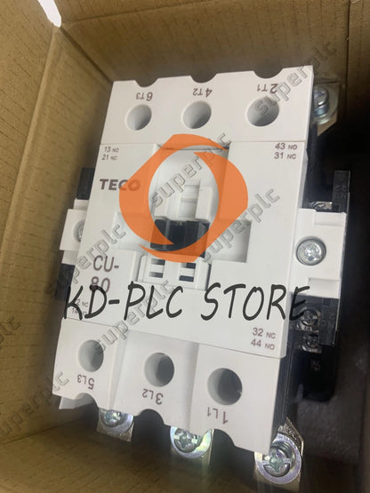 1PCS For TECO Contactor CU-80 AC220V