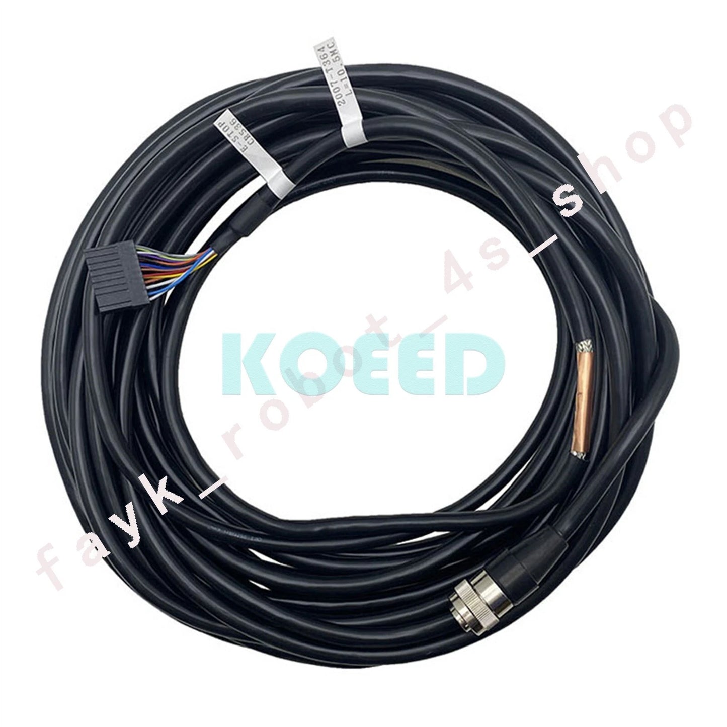 10M Cable/plug F FANUC Robot A05b-2256-C113#EMH/EAW/ESW teach pendant connector