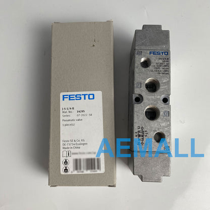 1pcs Festo J-5-1/4-B 14295 Pneumatic Valve