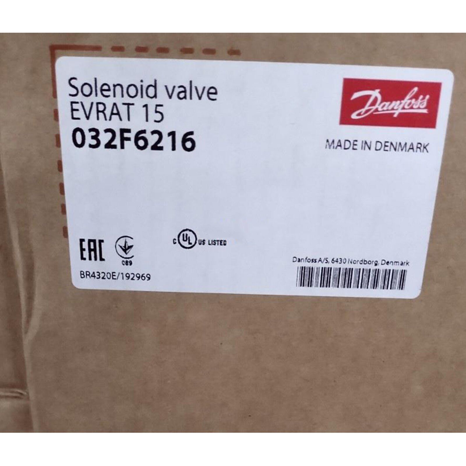 new 1PCS  Danfoss 032F6216 EVRAT 15 solenoid valve