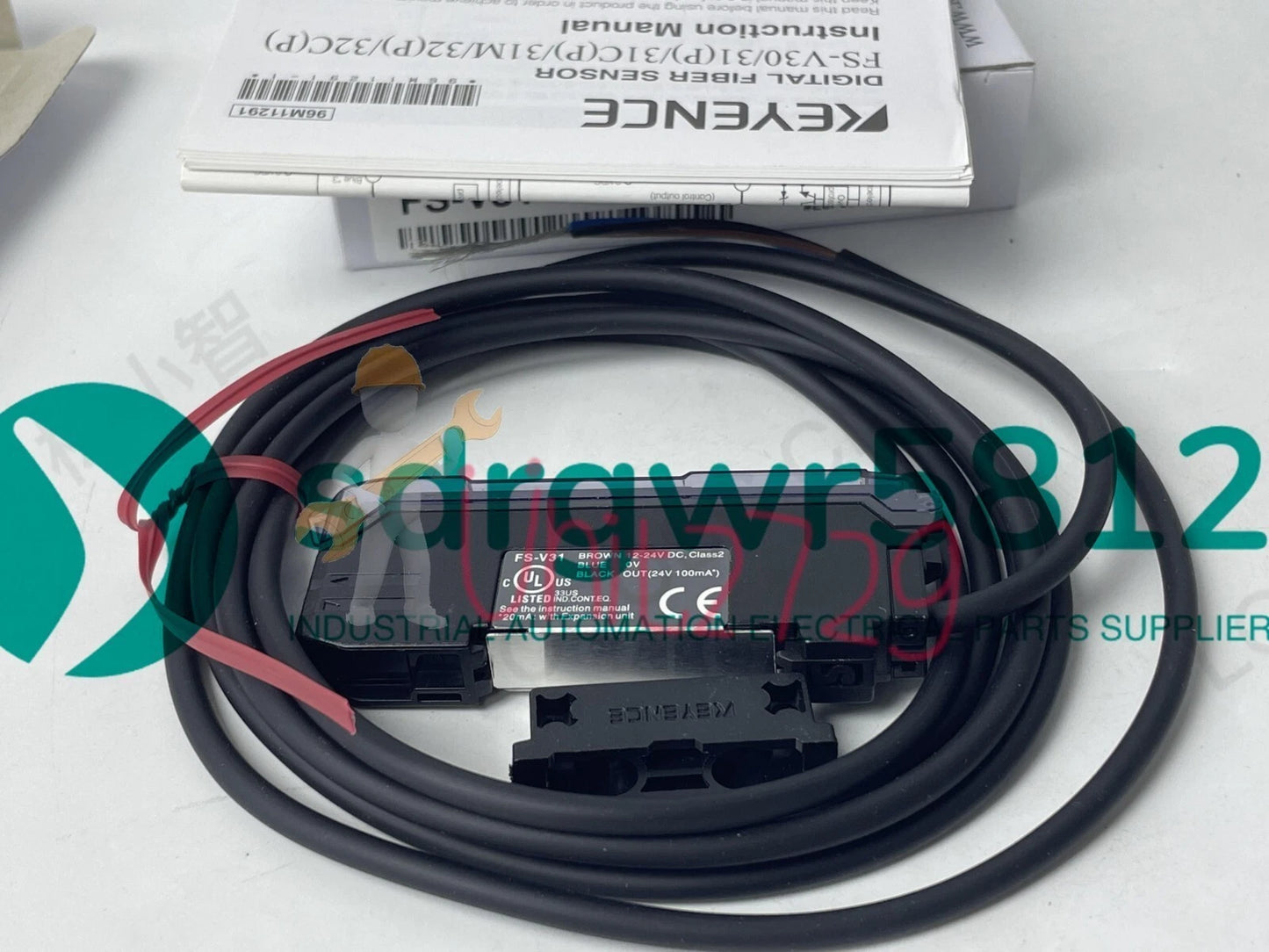 Keyence Digital Fiber Optic Sensor Switch Amplifier FS-V31 FSV31 #un