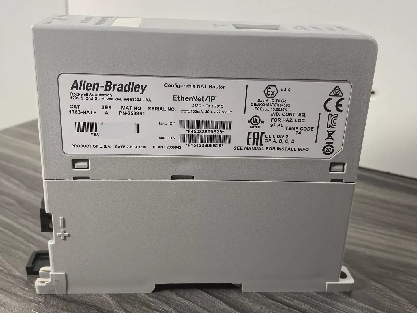 2023 Factory Sealed AB 1783-NATR SER A Configurable NAT Router Module with Advanced Features and Stable Performance - NETGEAR