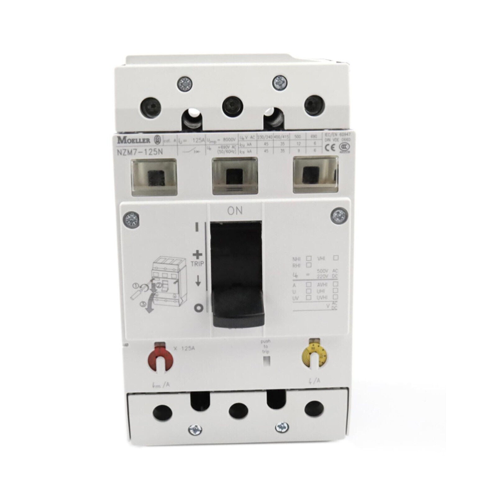 MOELLER NZM7-125N Circuit Breaker Switch 125A - MOELLER