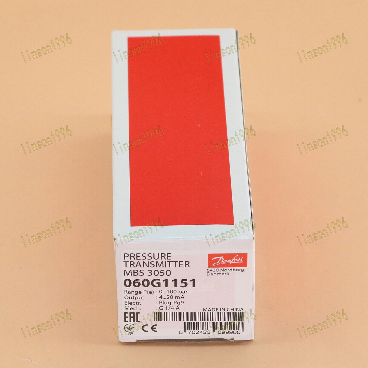 Danfoss MBS 3050 060G1151 Pressure Transmitter - DANFOSS