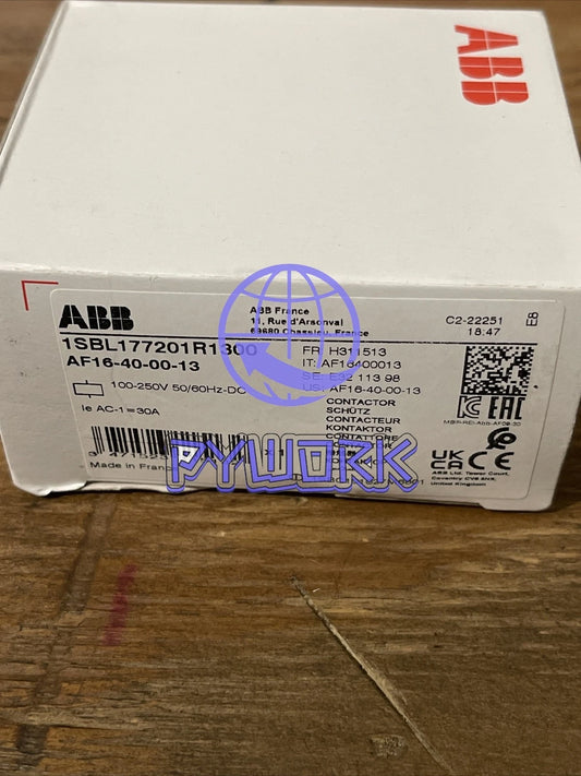 ABB -AF16-40-00-13 100-250V50/60HZ-DC Contactor1pc Contactor