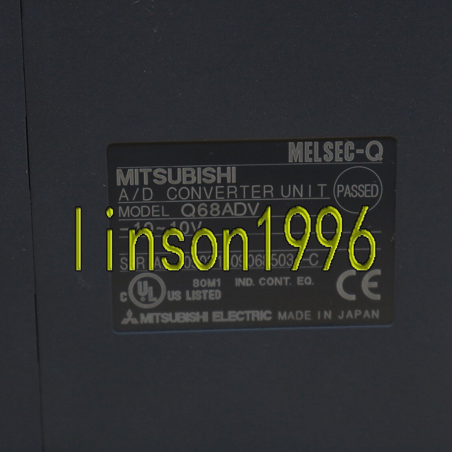 MELSEC-Q Q68ADV Converter Unit - Mitsubishi - used and fully tested - MITSUBISHI