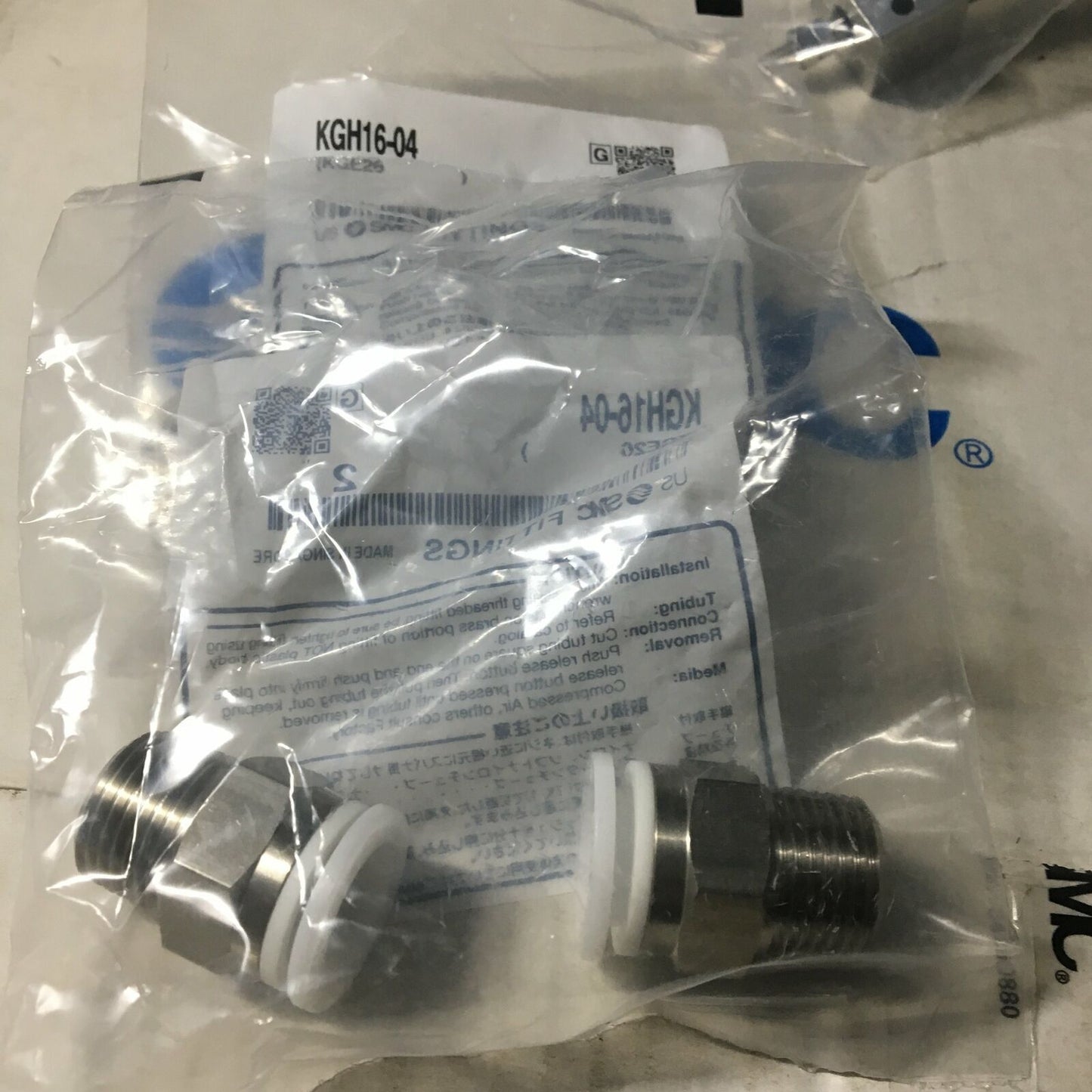SMC Stainless Steel Joint 16-04 - SMC