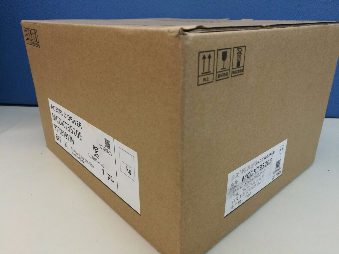 1PC PANASONIC AC SERVO DRIVER MCDKT3520E
