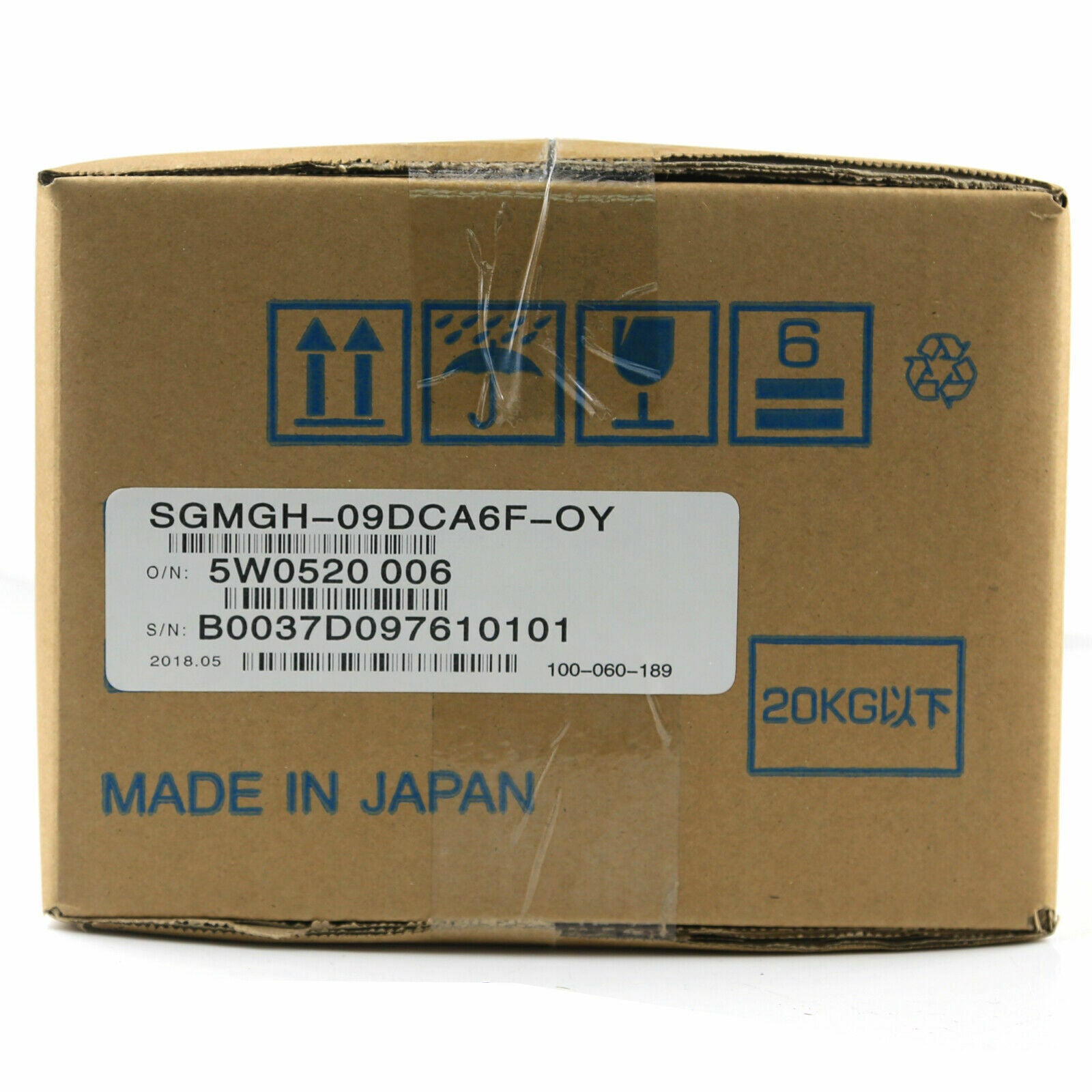 Yaskawa SGMGH-09DCA6F-OY Servo Motor - YASKAWA