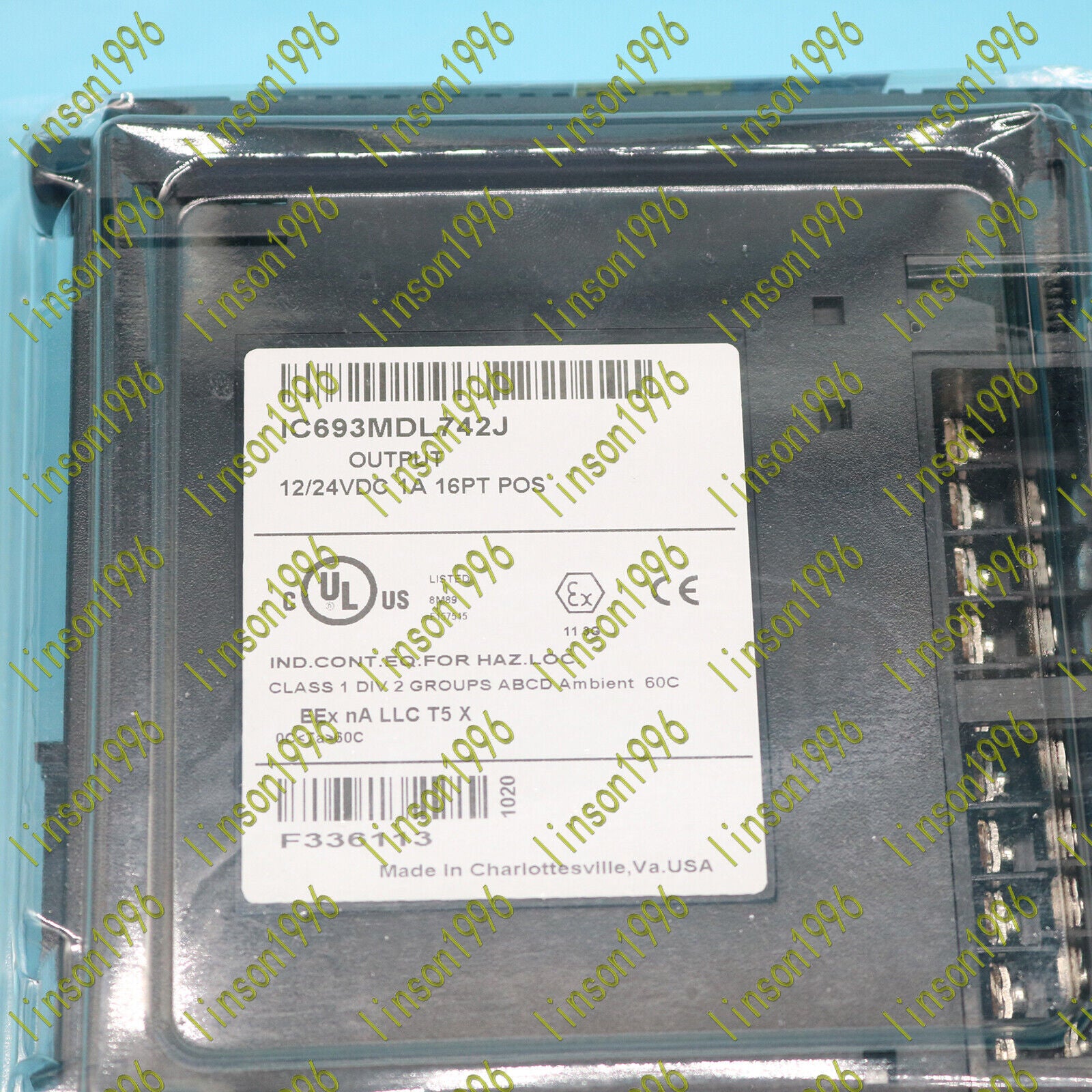 New One Fanuc IC693MDL742J 12/24VDC 1A 16PT POS - FANUC