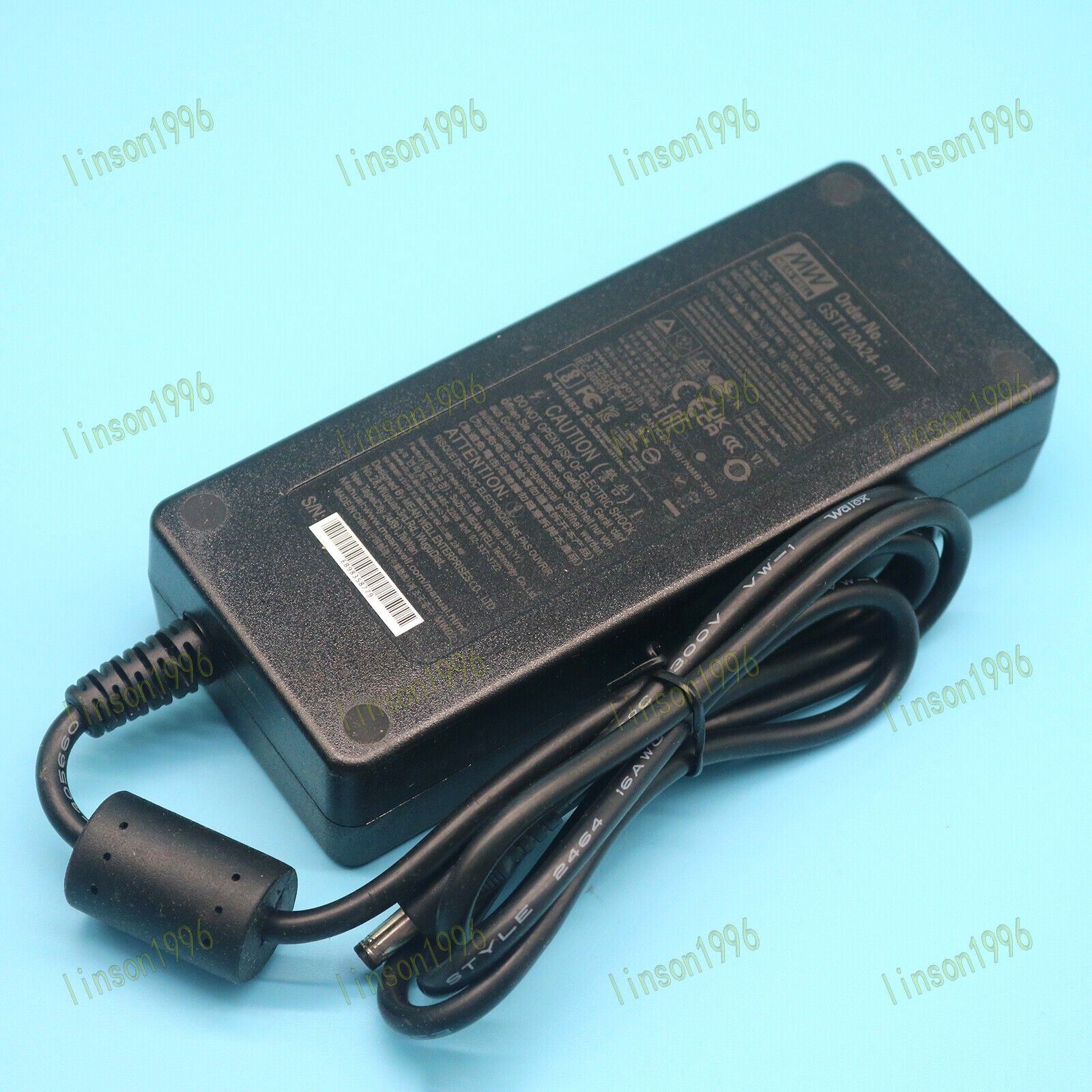 Mean Well Desktop Adapter Power Supply Charger 24V 5A - MEAN WELL