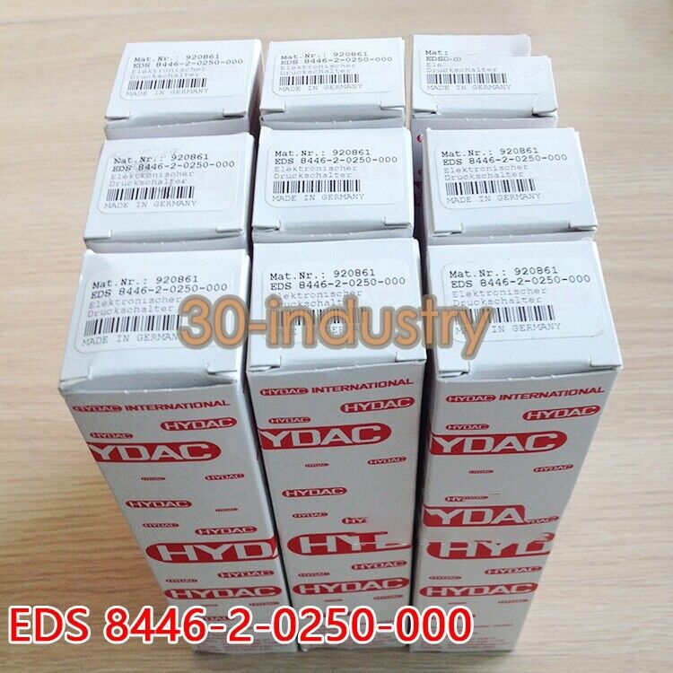Qty:1 Brand New In Box EDS 8446-2-0250-000 HYDAC 920861 Pressure Sensor - KOEED