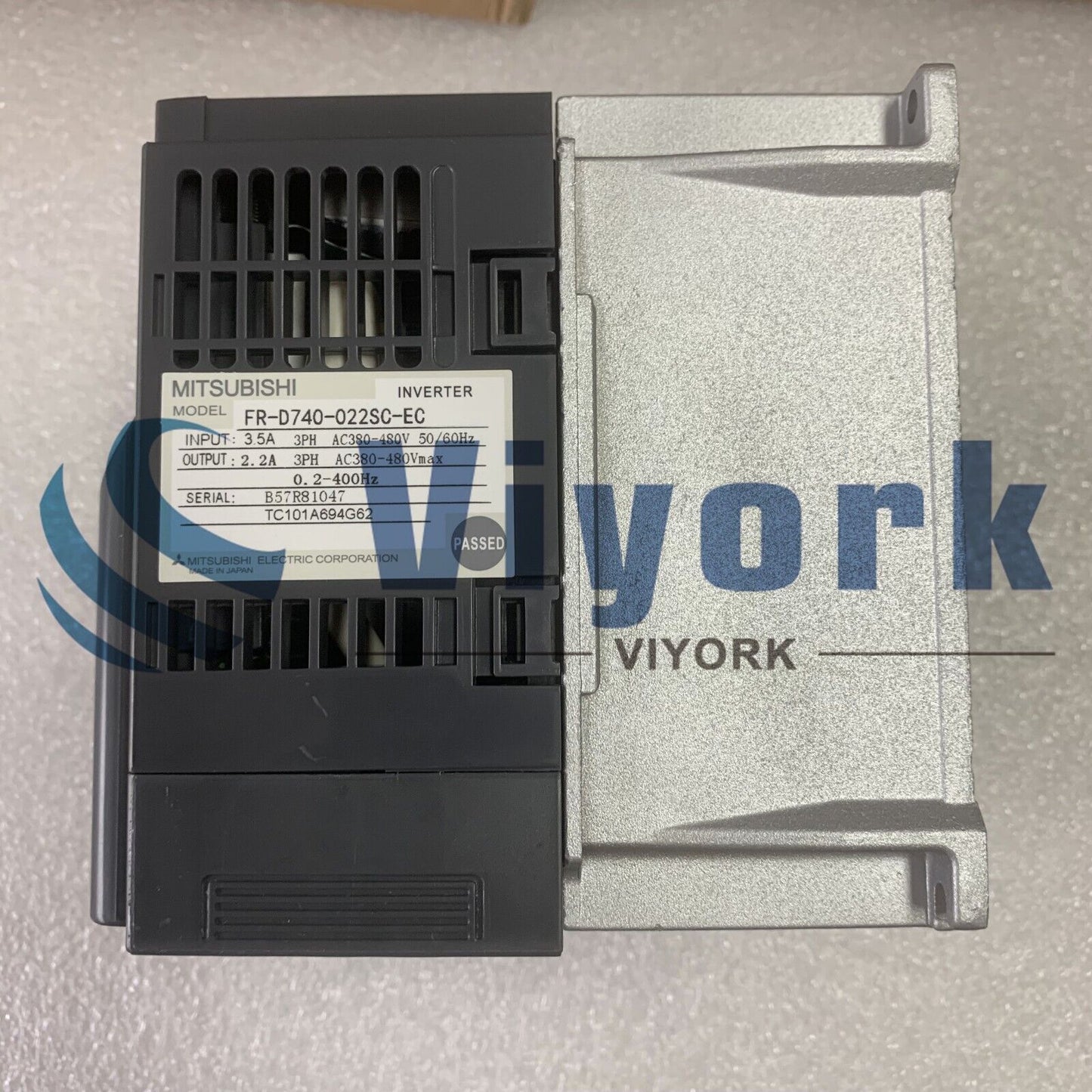 new Mitsubishi FR-D740-022SC-EC FREQUENCY INVERTER DRIVE 0.75KW 1HP 2.2AMP - MITSUBISHI HEAVY INDUSTRIES