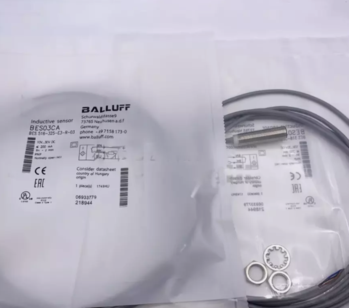 new BALLUFF BES 516-325-E3-R-03 Inductive Proximity Sensor - BALLUFF