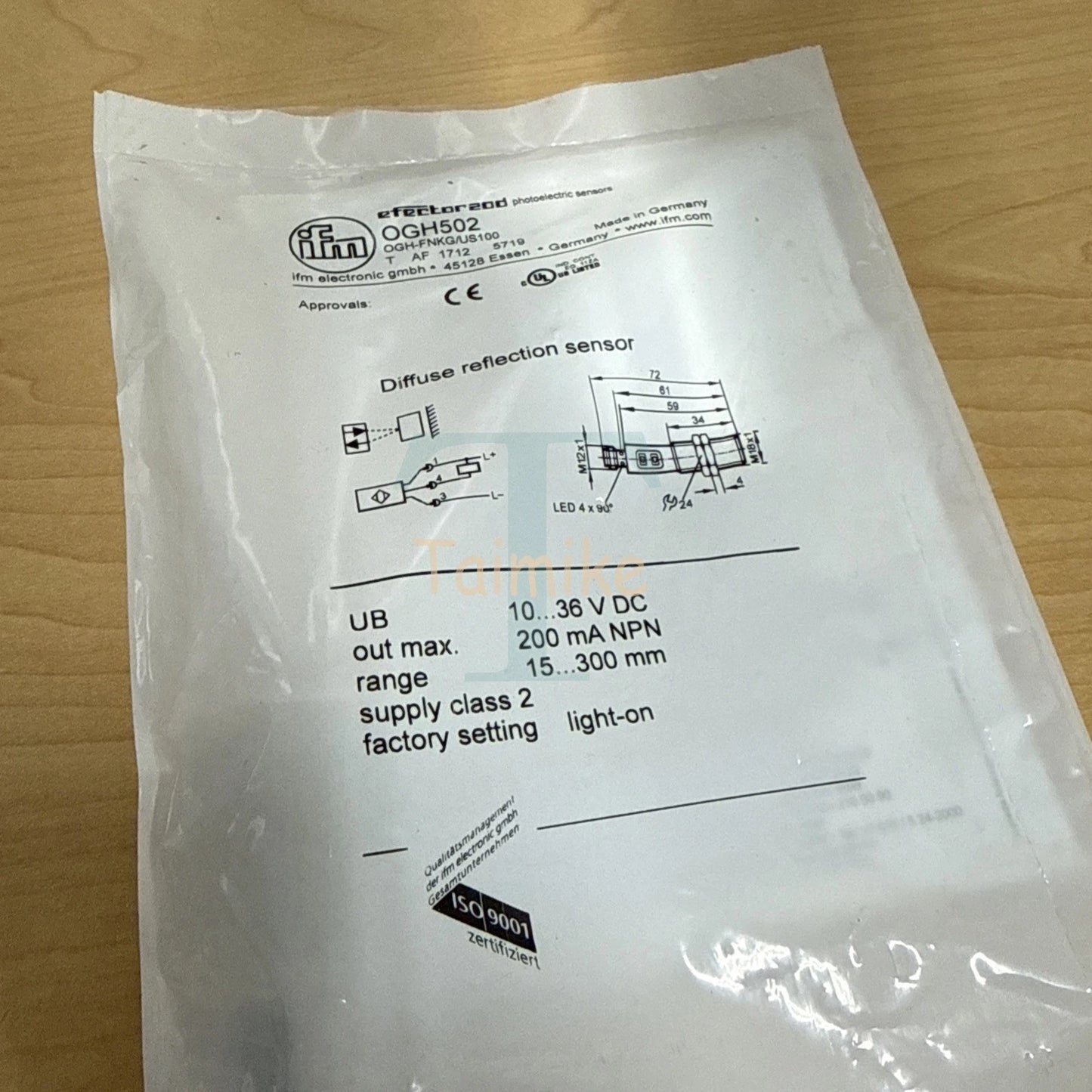! IFM OGH502 Photoelectric Sensor OGH-FNKG/US100