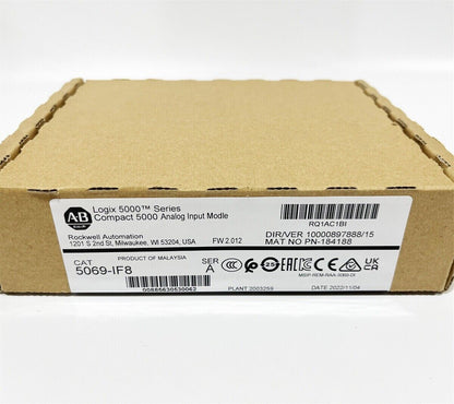 New Factory Sealed AB 5069-IF8 Compact 5000 Analog Input Module - KOEED