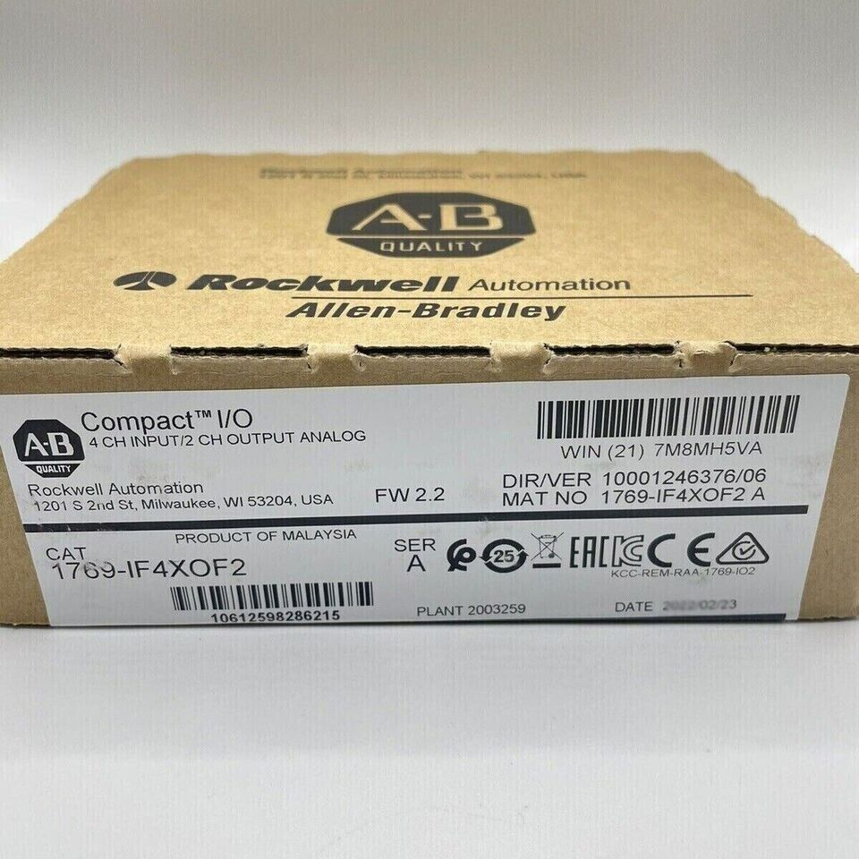 CompactLogix 6 Pt and Module AB 1769-IF4XOF2 - COMPACTLOGIX