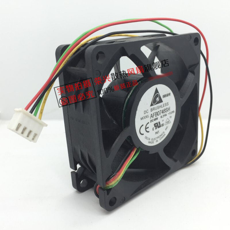 DELTA AFB0748SH-7J15 7025 48V 0.21A 4-wire PWM cooling fan