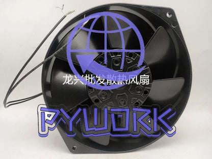 1PCS IKURA Fan US7556M-TP-OT1-C10 AC 220V 150mm metal fan 2 wire Cooling fan