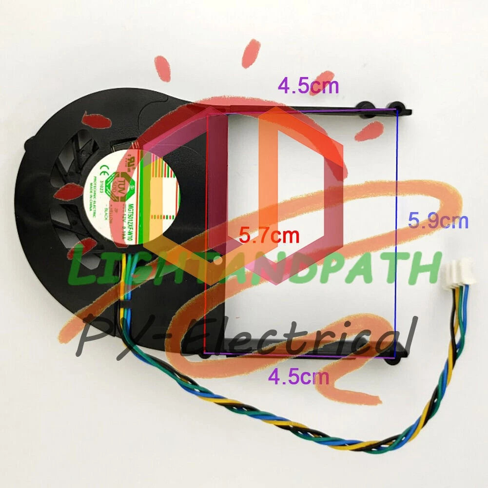 For NVIDIA Quadro FX1700 370 570 380 Graphics Card Cooling Fan MGT5012XF-W10~