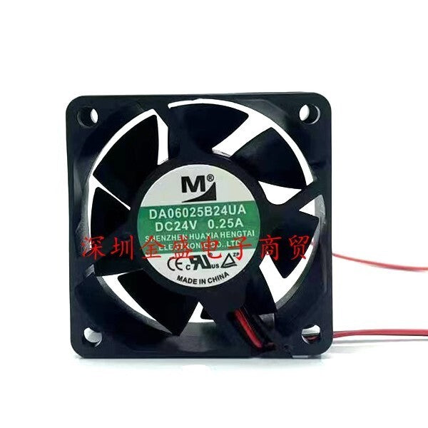M DA06025B24UA 6025 DC24V 0.25A 6CM 2-wire Inverter Cooling Fan
