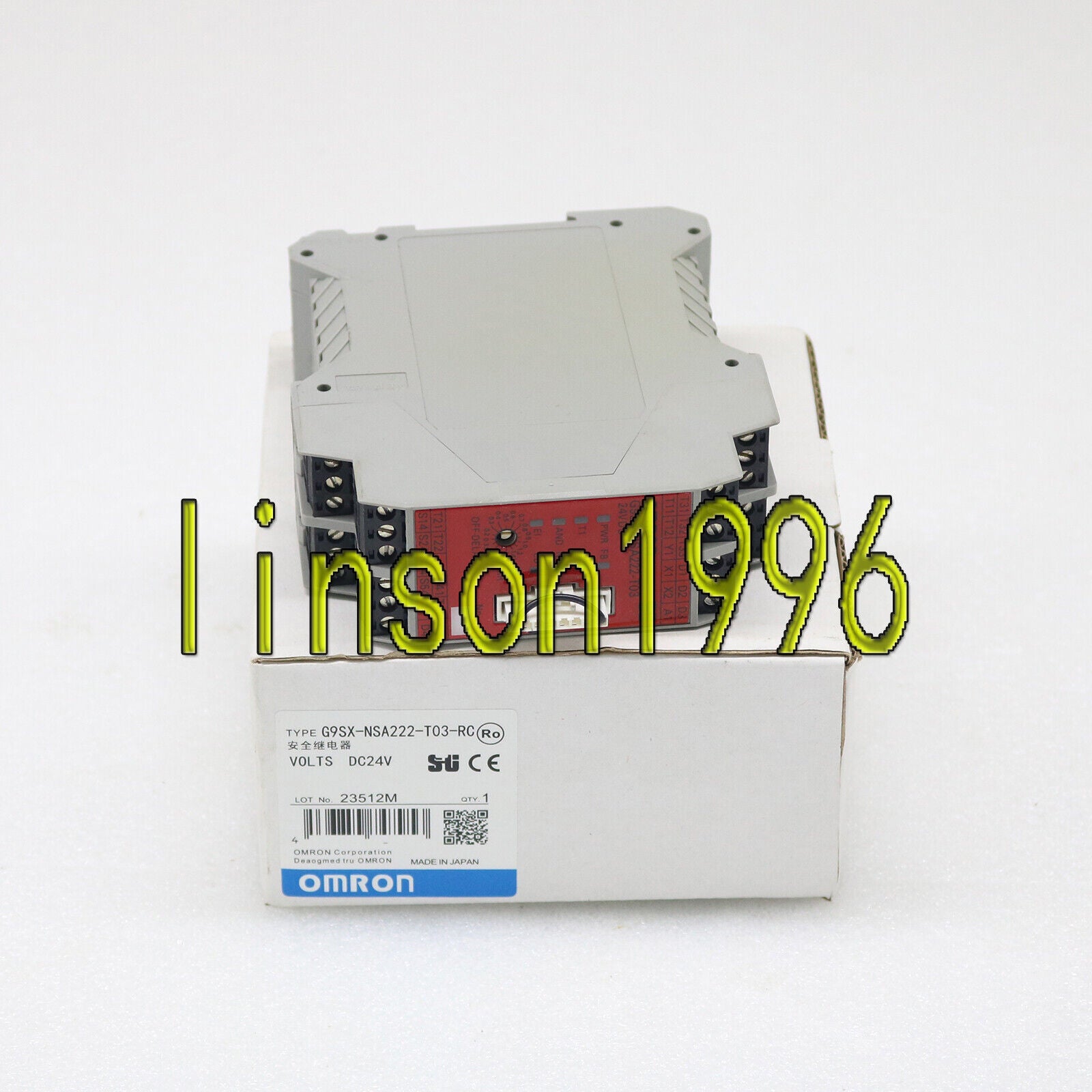 ONE OMRON G9SX-NSA222 Safety Relay 1 Year - OMRON