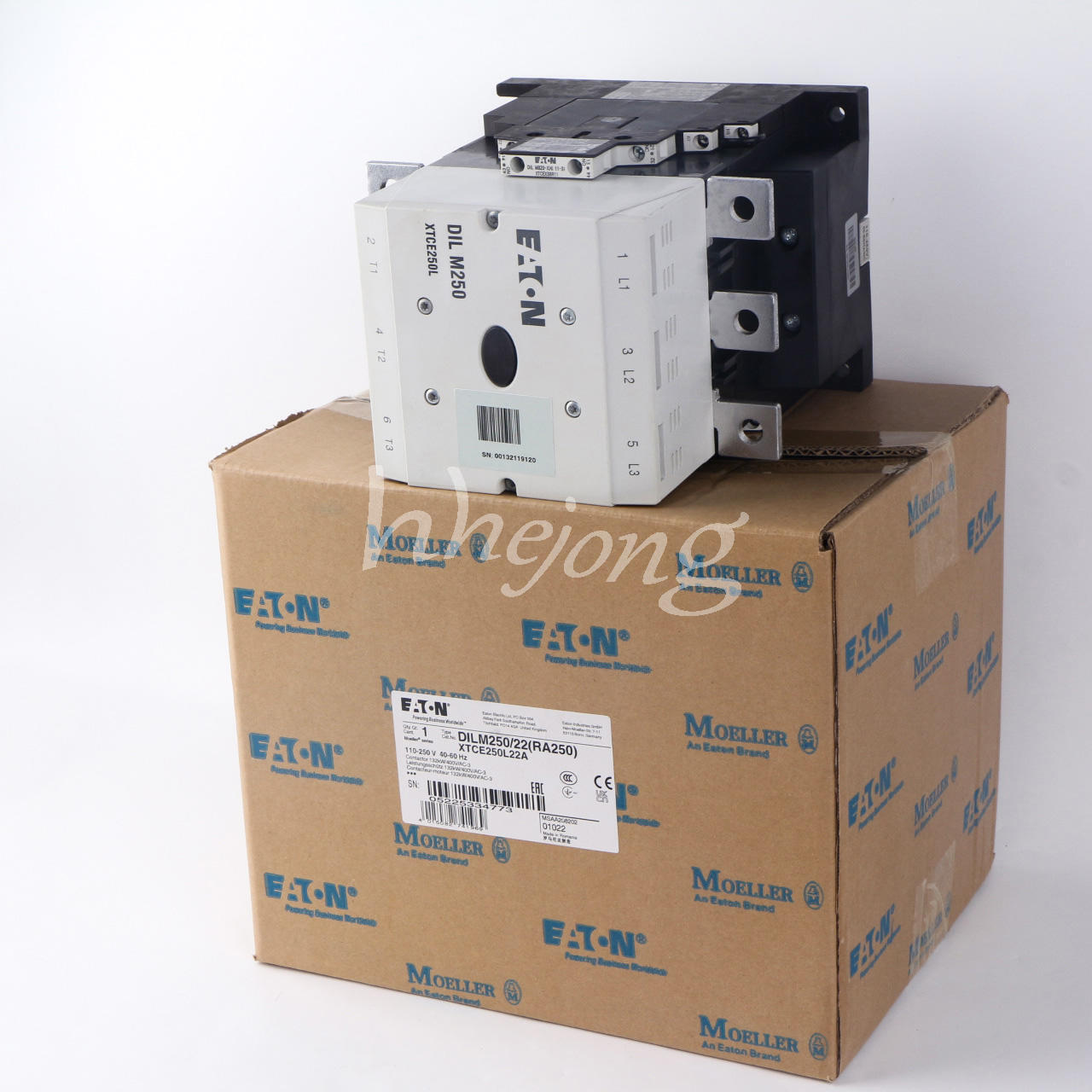 new 1PCS  Eaton DILM250/22(RA250) Eaton