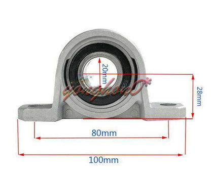 new DIY Spindle Chuck Bearing Seat Pulley Bench Saw Drill Woodworking Rotary Lathe - KOEED