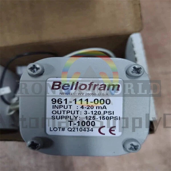 ONE Bellofram Electric Proportional Valve 961-111-000