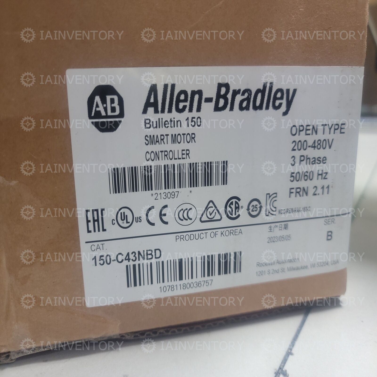 1PC Allen-Bradley 150-C43NBD Fast - Reliable and Durable - ALLEN-BRADLEY