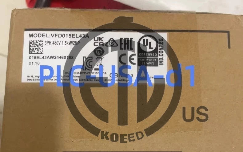VFD015EL43A 1PCS DELTA VFD015EL43A Frequency converter Fast delivery