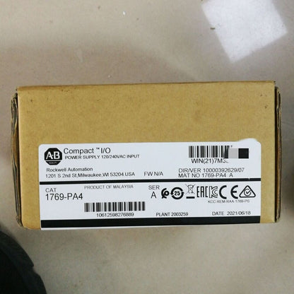 Allen-Bradley 1769PA4 Compact Power Supply Module - ALLEN-BRADLEY