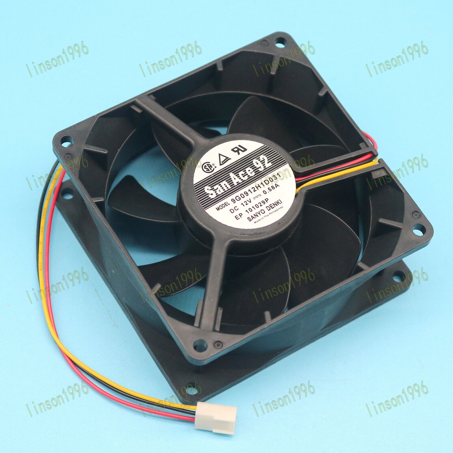 9G0912H1D031 12V 0.58A Replacement Battery for Sanyo Fan - SANYO