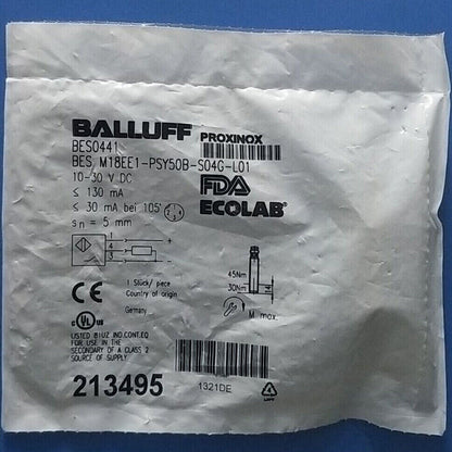 Proximity Switch M18EE1-PSY50B-S04G-L01 - BALLUFF