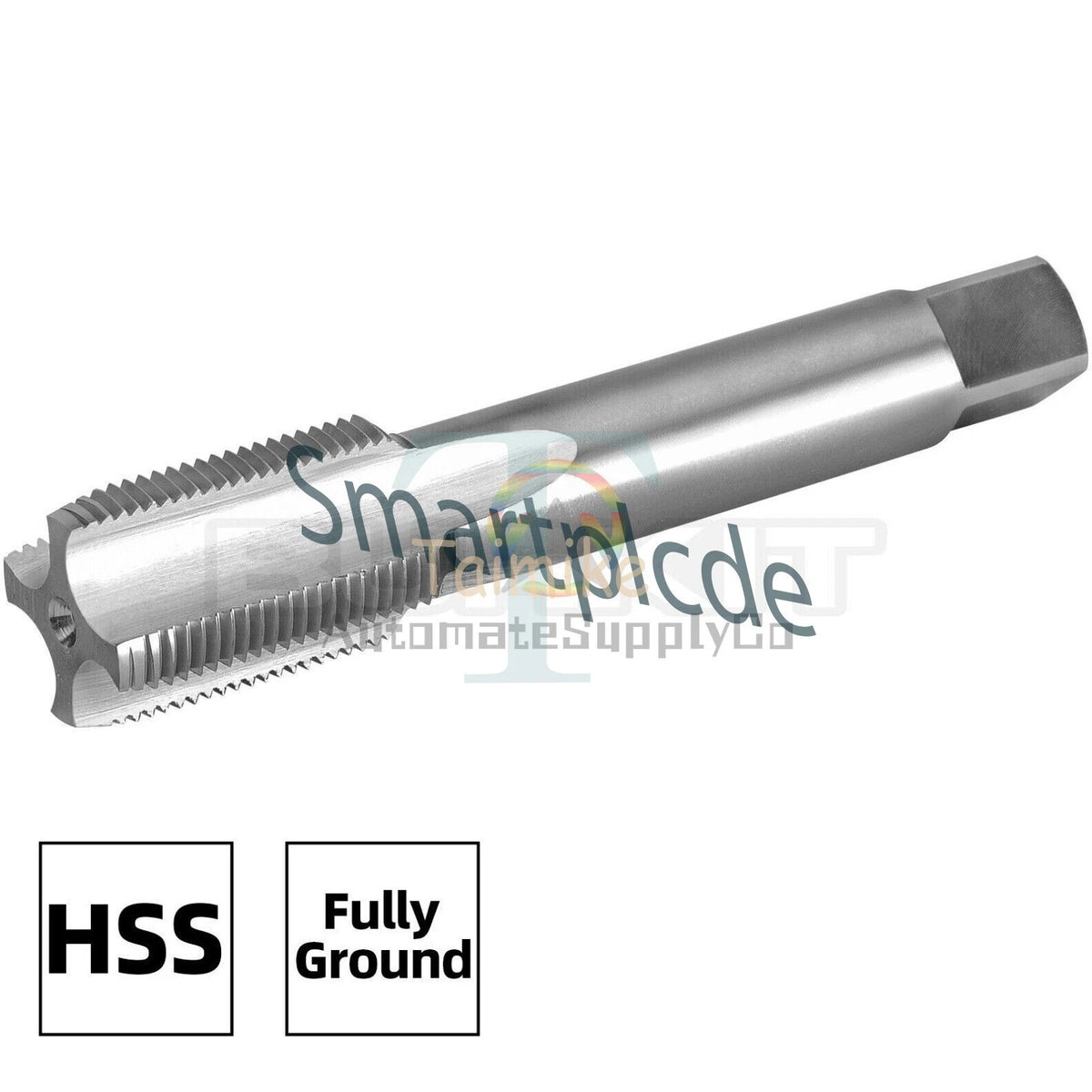 1 1/4"-16 UN Thread Tap Right Hand, HSS 1-1/4 x 16 UN Straight Fluted Tap