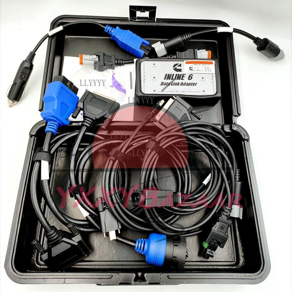 INLINE6 Data Link Adapter full kit w/ INSITE 8.7 for Cummins ISC B C QSB ISDE