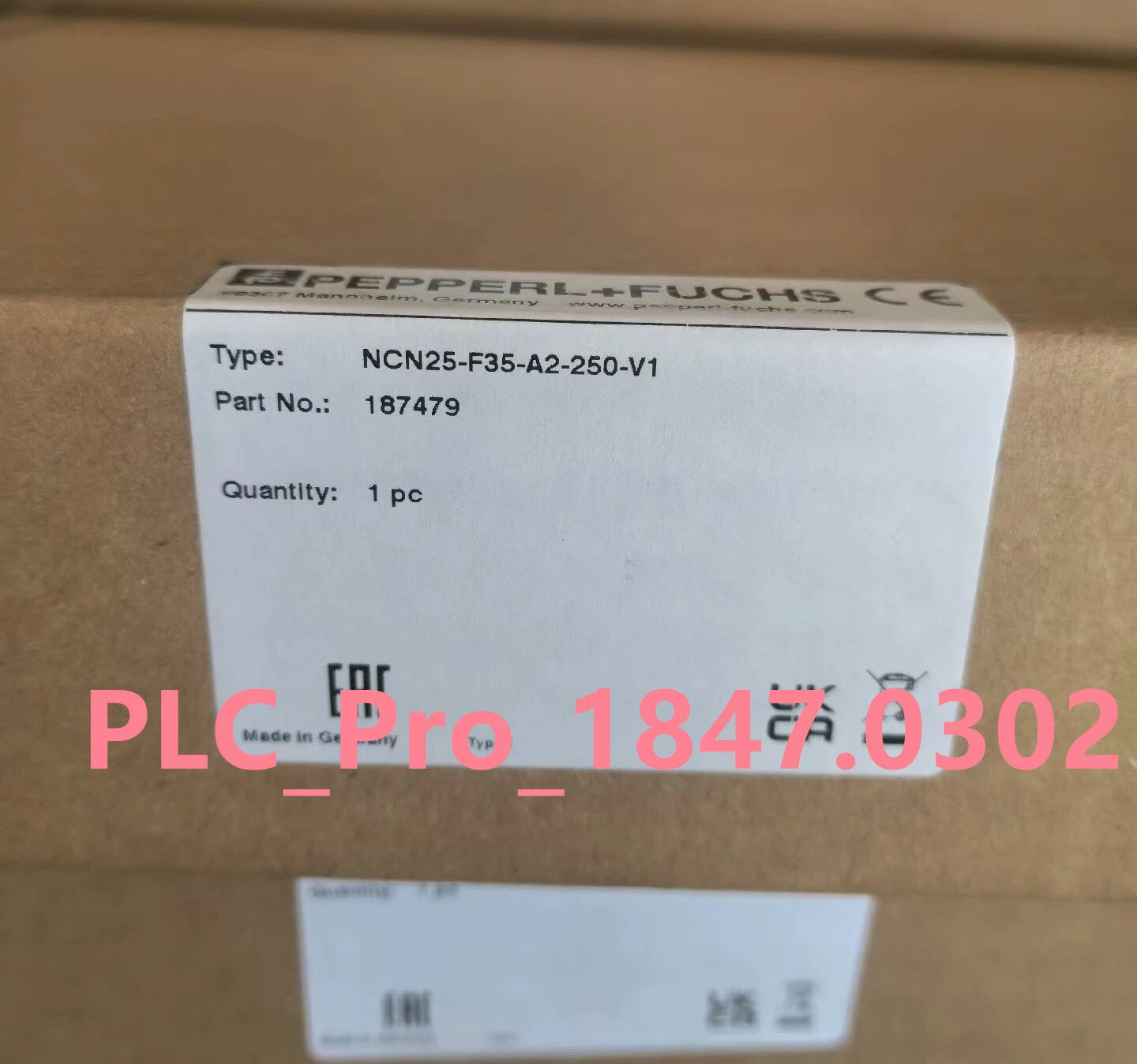 1PCS PEPPERL+FUCHS NCN25-F35-A2-250-V1 Proximity Sensor Fast delivery