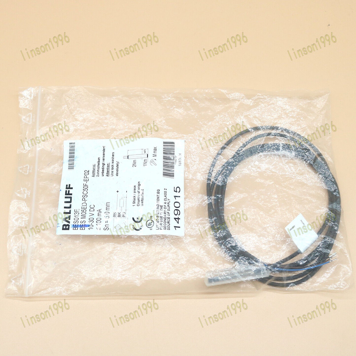 ONE BALLUFF Proximity Switch BES M05ED-PSC50F-EP02 - BALLUFF