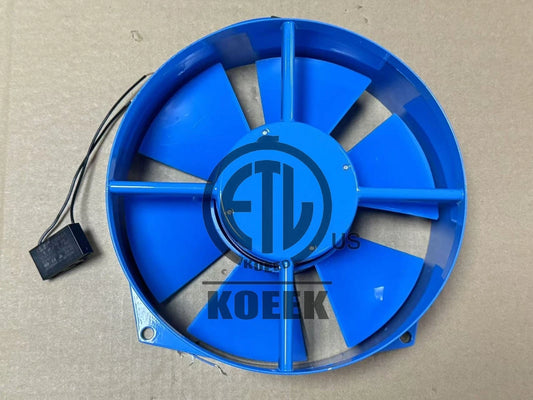 1PC blue axial flow fan welding machine fan cooling fan 200FZY2-D 220v 50Hz 65W