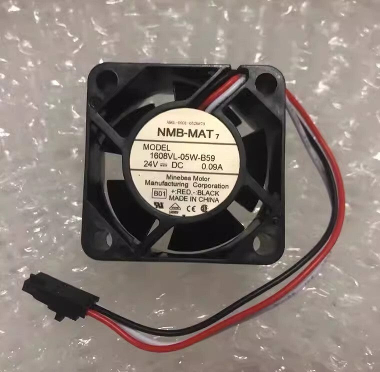 NMB 1608VL-05W-B59 DC24V 0.09A 3-Pin Silent Cooling Fan