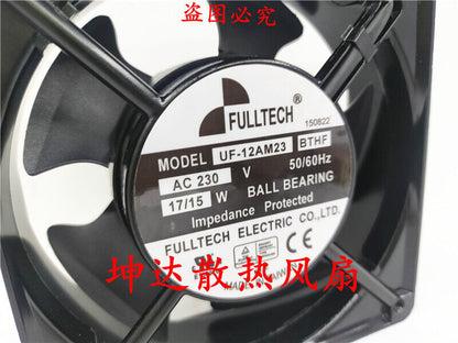 new 1 PCS FULLTECH Fan UF-12AM23 BTHF AC 230V 17/15W 12038 12CM cooling Fan - FULLTECH
