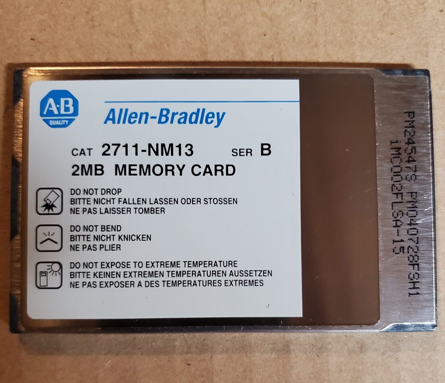 ALLEN BRADLEY 2711-NM13 MODEL NEW PLC MODULE 2MB 1PC - ALLEN BRADLEY