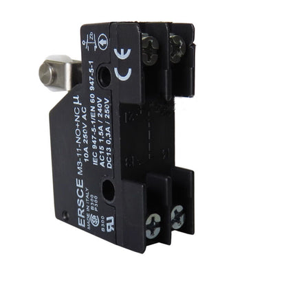 1pcs  Micro Switch for ERSCE M3-11-NO+NC with Wheel