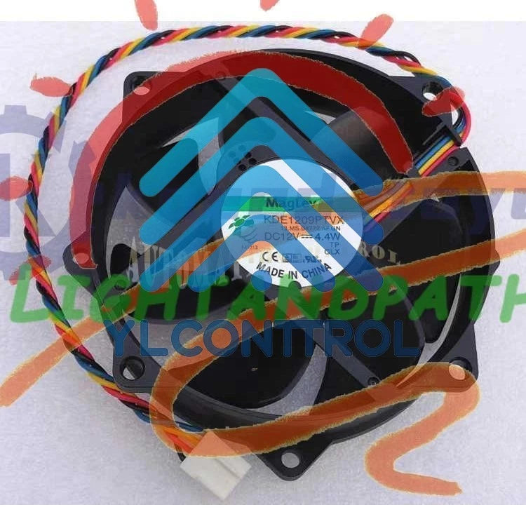 1PC For Sunon KDE1209PTVX 12V 4.4W 4Pin 90x25mm CPU Round Cooling Fan~