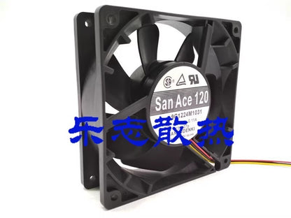 Sanyo San Ace 120 9G1224M1031 12038 24V 0.11A 12CM 3-Wire Inverter Cooling Fan