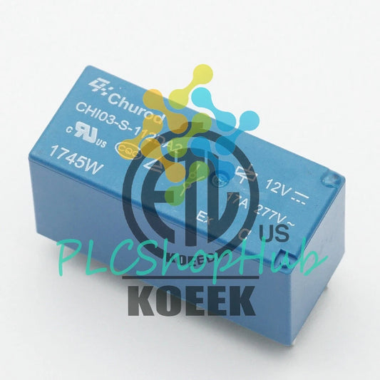 Churod CHI03-S-112DA2 12VDC SPST Power Relay 17A 277VAC 6 Pins x 50PCS