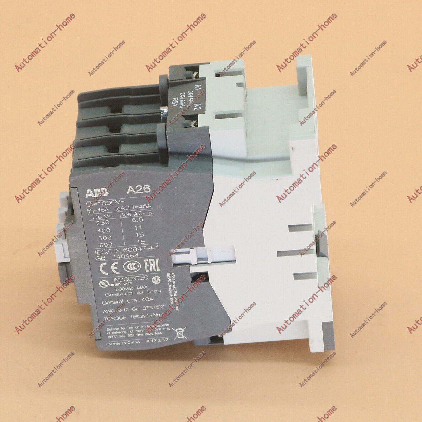ABB A26-40-00 Block Contactors 24V AC 50-60Hz - ABB