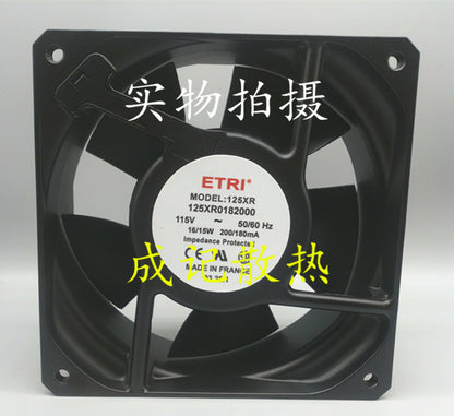 1pcs ETRI 125XR0182000 115V 120*120*38mm fan